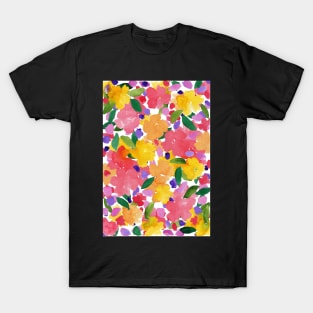 Abtract Watercolour Floral T-Shirt